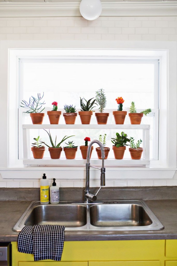 DIY Ιδέες Βότανο κήπων Παραθύρων για την κουζίνα σας9