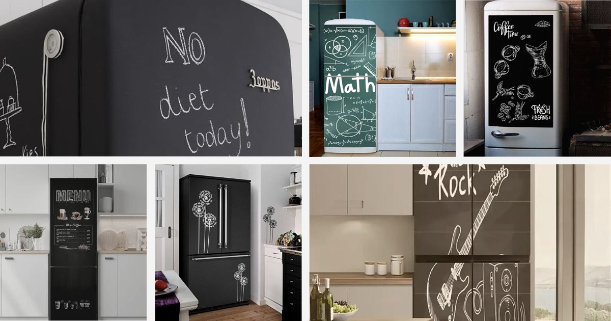 Βαφή Μαυροπίνακα στο Ψυγείο