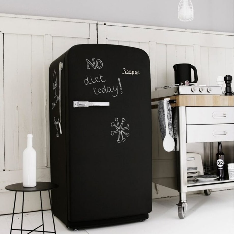 Βαφή Μαυροπίνακα στο Ψυγείο