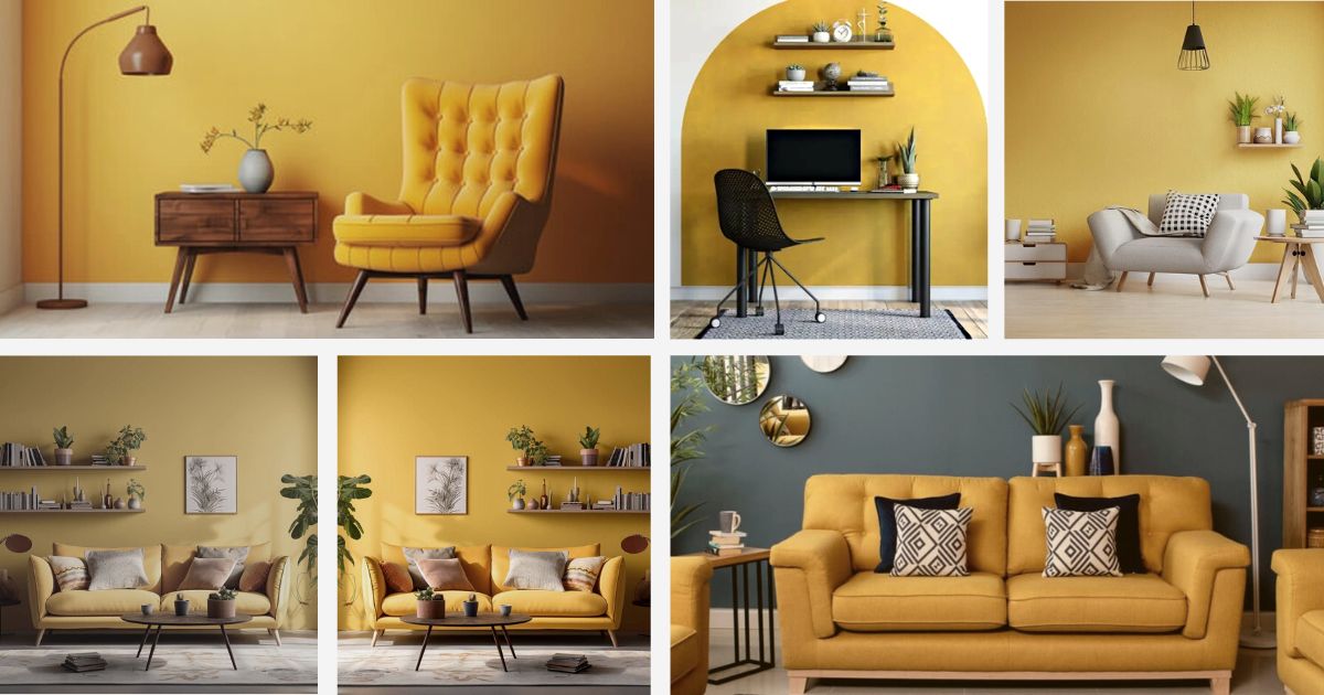 Εμπνευσμένες Ιδέες για Διακόσμηση με Μουσταρδί Χρώμα