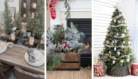 Ζεστές DIY ρουστίκ ιδέες Χριστουγεννιάτικης διακόσμησης