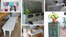 DIY έμπνευση από παλιά παραθυρόφυλλα