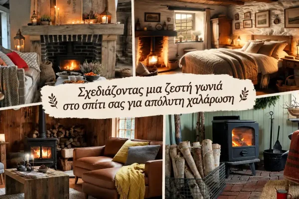 Σχεδιάζοντας μια ζεστή γωνιά στο σπίτι σας για απόλυτη χαλάρωση