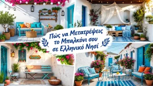 Πώς να Μετατρέψεις το Μπαλκόνι σου σε Ελληνικό Νησί