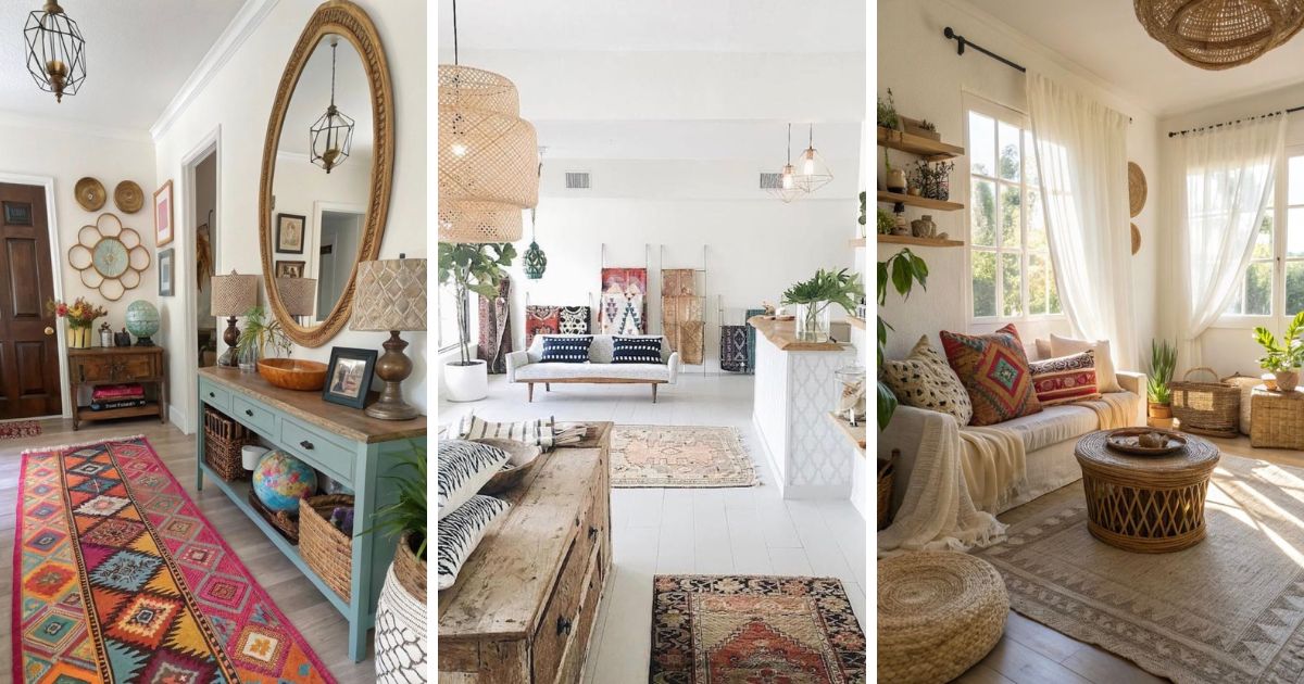 Διακοσμώντας το εσωτερικό του σπιτιού συνδυάζοντας μποέμ και σκανδιναβικό στυλ