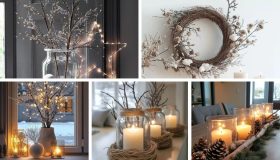 Διακοσμήσεις με κλαδιά για τα Χριστούγεννα: Ονειρικές ιδέες που θα λατρέψετε