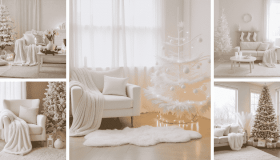 Χριστούγεννα σε Απαλό Λευκό: Minimal Διακόσμηση για Ήρεμη Γιορτινή Ατμόσφαιρα