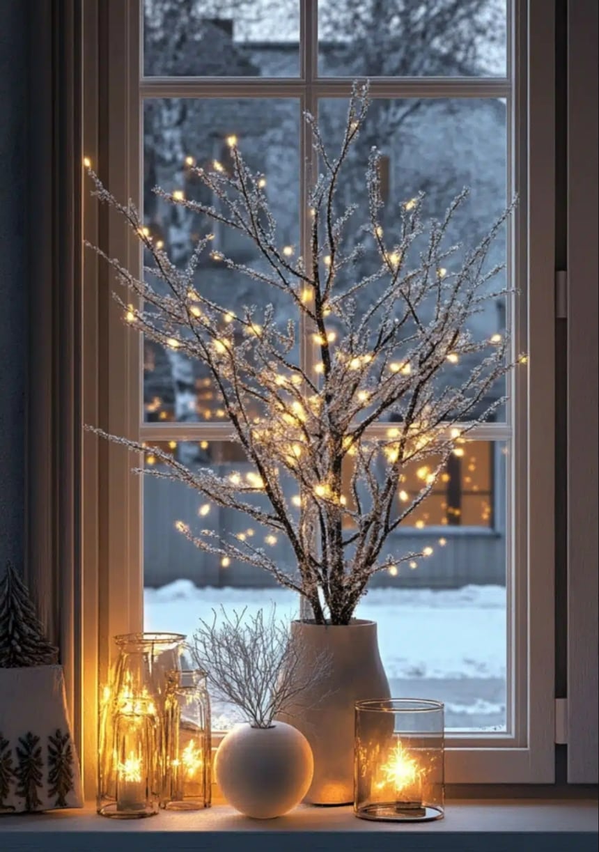 Διακοσμήσεις με κλαδιά για τα Χριστούγεννα: Ονειρικές ιδέες που θα λατρέψετε