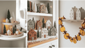 40 Δημιουργικές Ιδέες για Χριστουγεννιάτικη Διακόσμηση Ραφιών στο Σπίτι