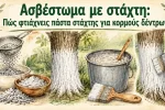 Ασβέστωμα με στάχτη Πώς φτιάχνεις πάστα στάχτης για κορμούς δέντρων