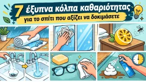 έξυπνα κόλπα για το σπίτι