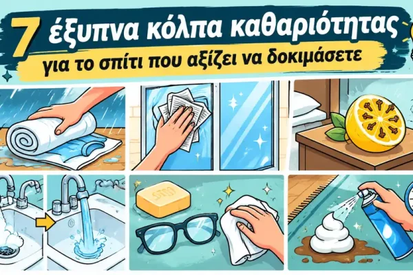 έξυπνα κόλπα για το σπίτι