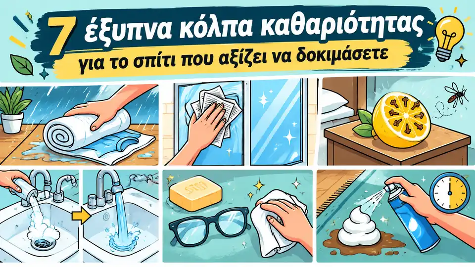 έξυπνα κόλπα για το σπίτι