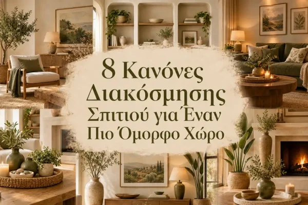 Κανόνες Διακόσμησης Σπιτιού για Έναν Πιο Όμορφο Χώρο