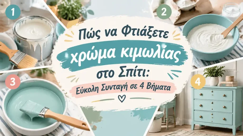 Πώς να Φτιάξετε χρώμα κιμωλίας στο Σπίτι