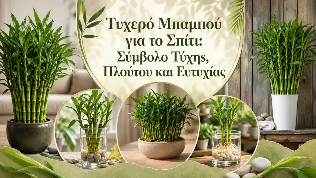 Τυχερό Μπαμπού για το Σπίτι: Σύμβολο Τύχης, Πλούτου και Ευτυχίας