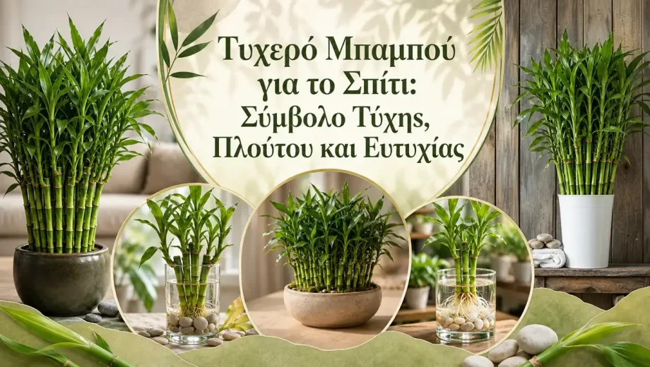 Τυχερό Μπαμπού για το Σπίτι: Σύμβολο Τύχης, Πλούτου και Ευτυχίας