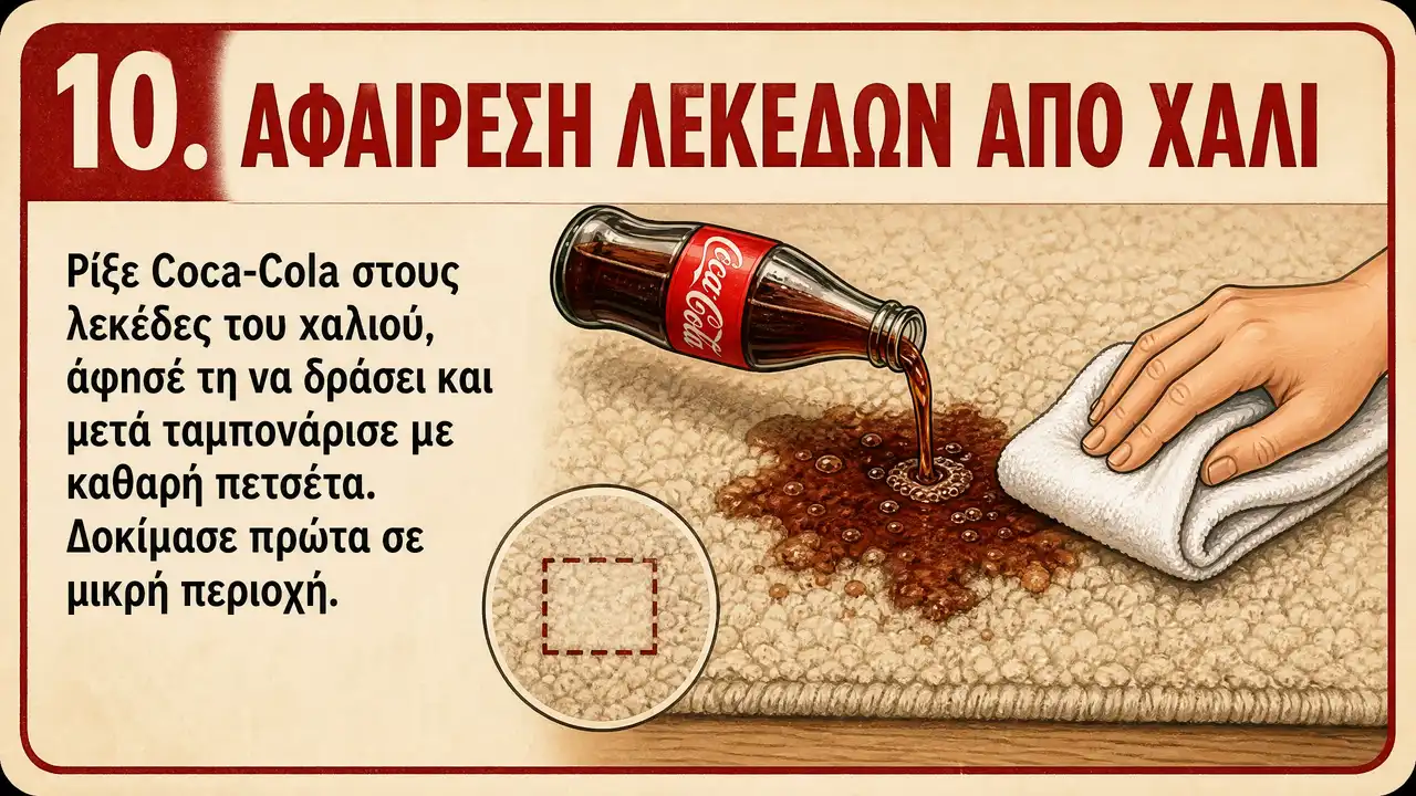 Αφαίρεση λεκέδων από χαλί