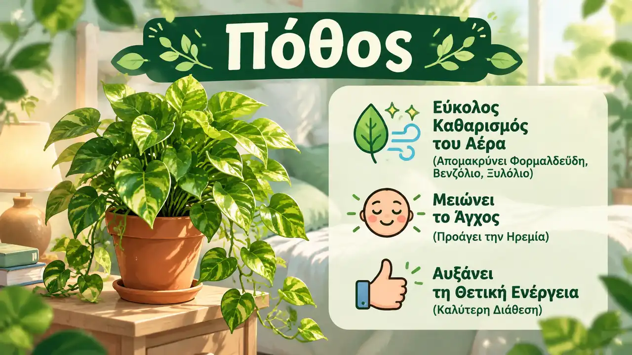 Τα Καλύτερα Φυτά για την Κρεβατοκάμαρα