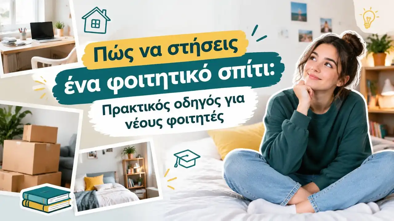 Πώς να στήσεις ένα φοιτητικό σπίτι: Πρακτικός οδηγός για νέους φοιτητές