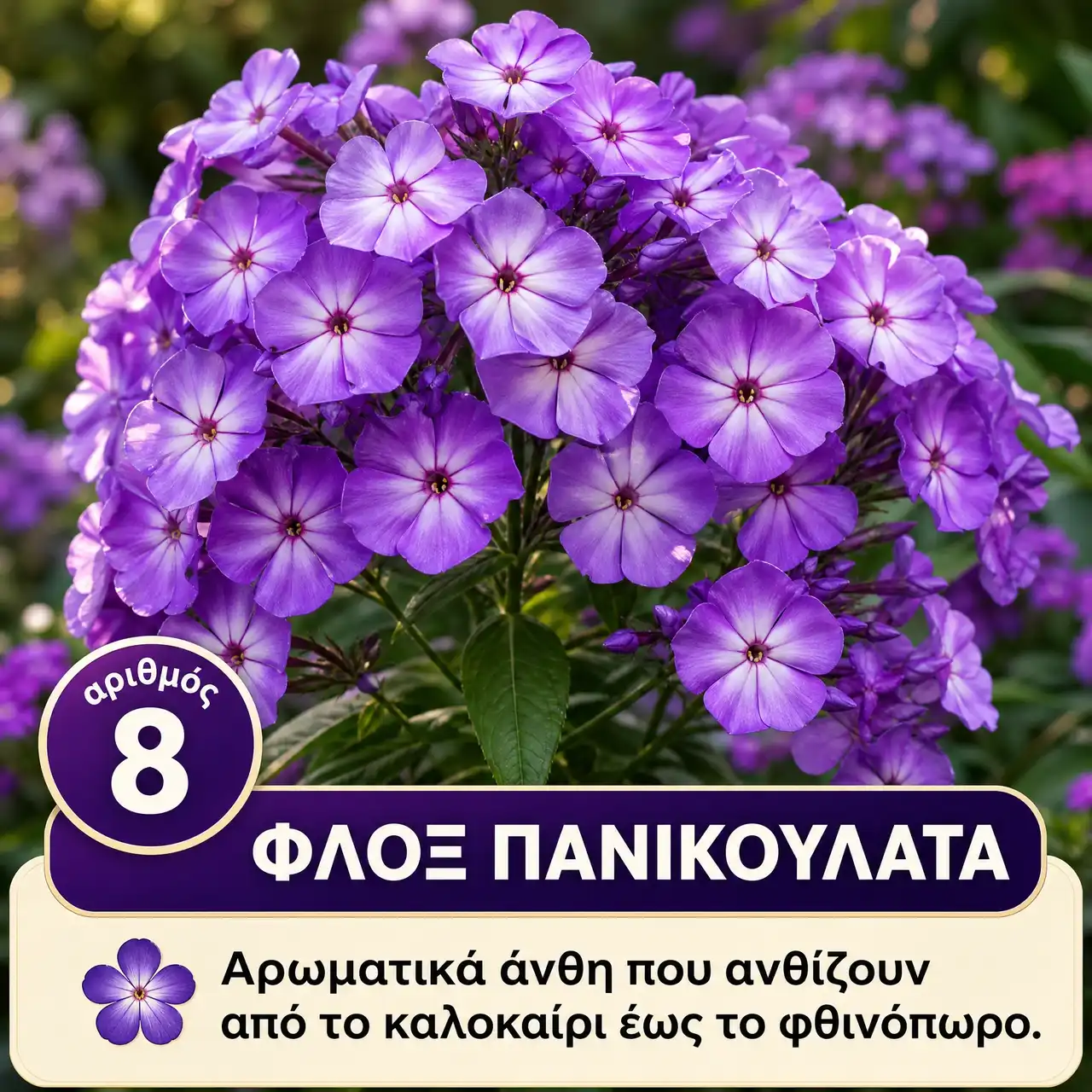 Φλοξ Πανικούλατα, Phlox paniculata