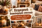 Χειμερινή διακόσμηση σπιτιού: Εμπνευσμένες ιδέες για ζεστούς χώρους