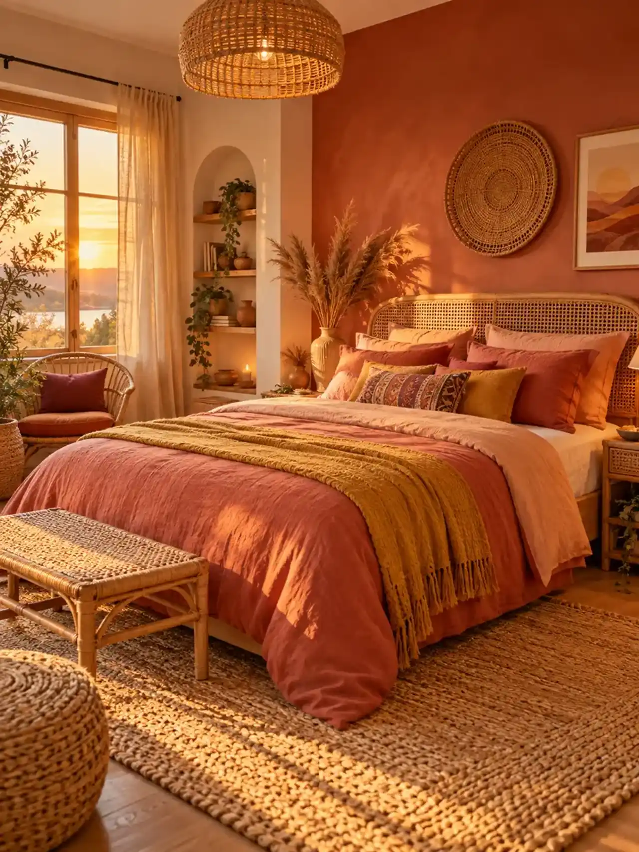 22 Ιδέες για πολύχρωμα υπνοδωμάτια σε boho στυλ, για έναν ζωντανό και ζεστό χώρο