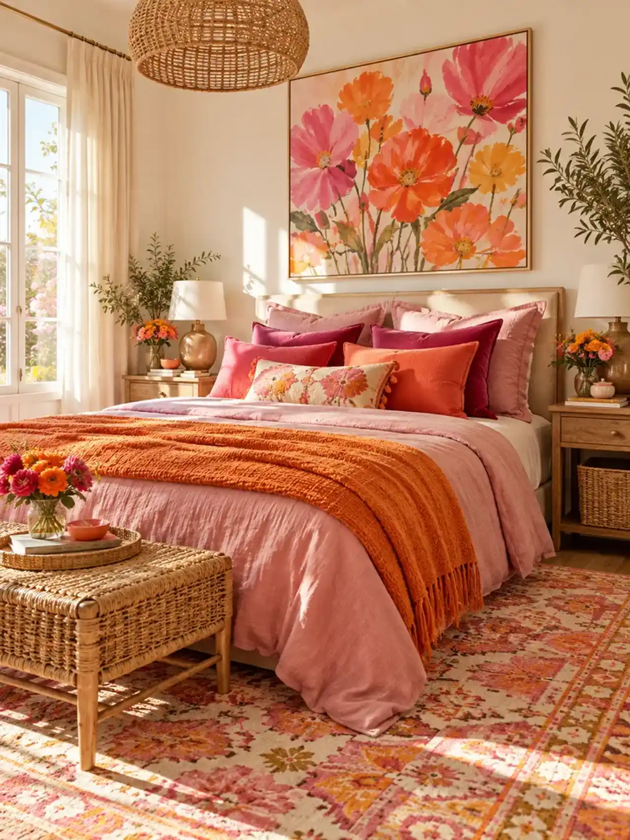 22 Ιδέες για πολύχρωμα υπνοδωμάτια σε boho στυλ, για έναν ζωντανό και ζεστό χώρο