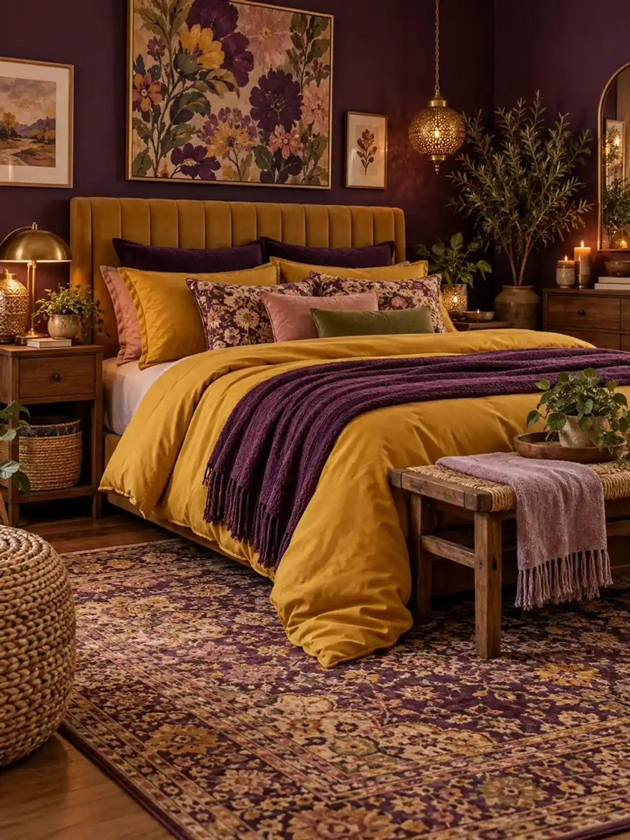 22 Ιδέες για πολύχρωμα υπνοδωμάτια σε boho στυλ, για έναν ζωντανό και ζεστό χώρο