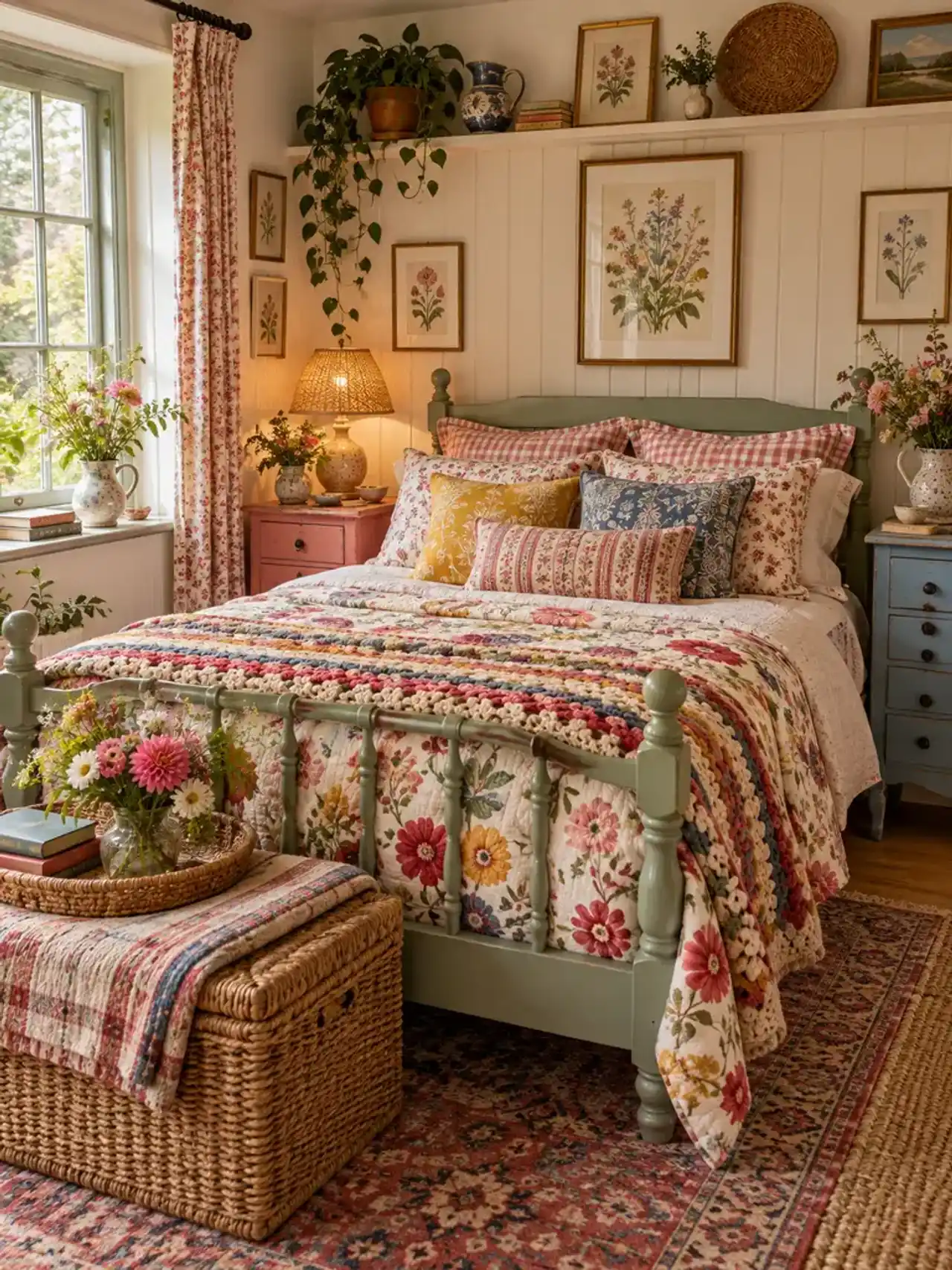 22 Ιδέες για πολύχρωμα υπνοδωμάτια σε boho στυλ, για έναν ζωντανό και ζεστό χώρο