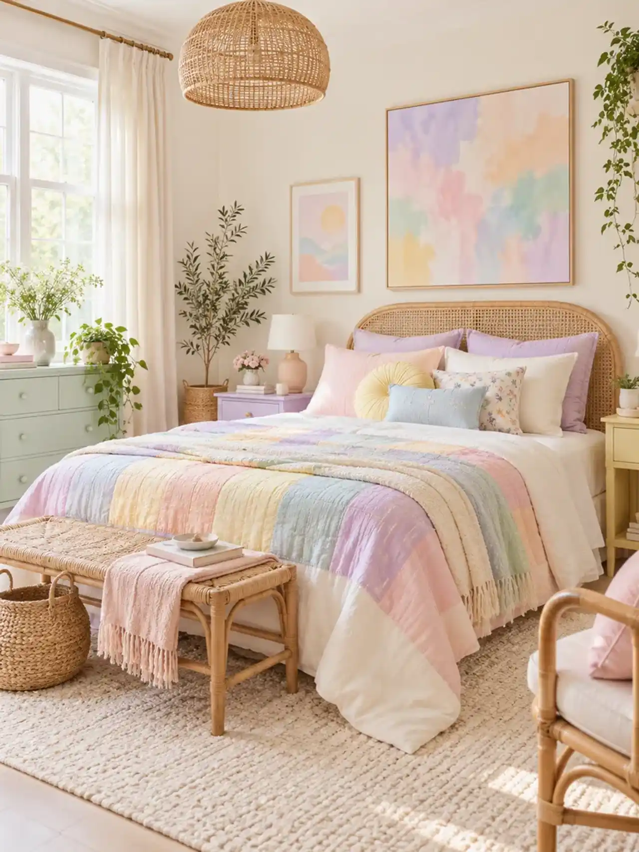 22 Ιδέες για πολύχρωμα υπνοδωμάτια σε boho στυλ, για έναν ζωντανό και ζεστό χώρο